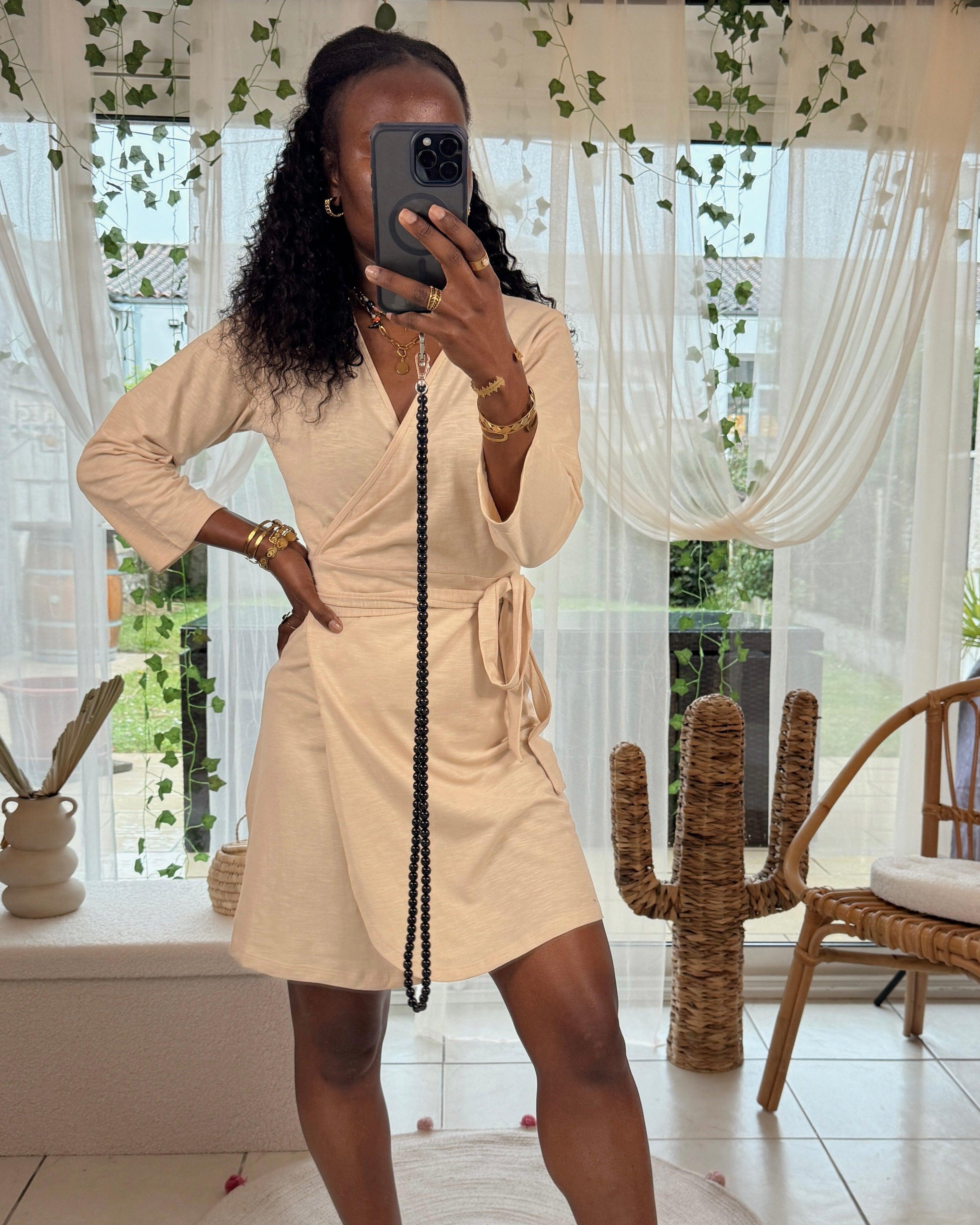 Robe Portefeuille en Bambou - beautifulshop