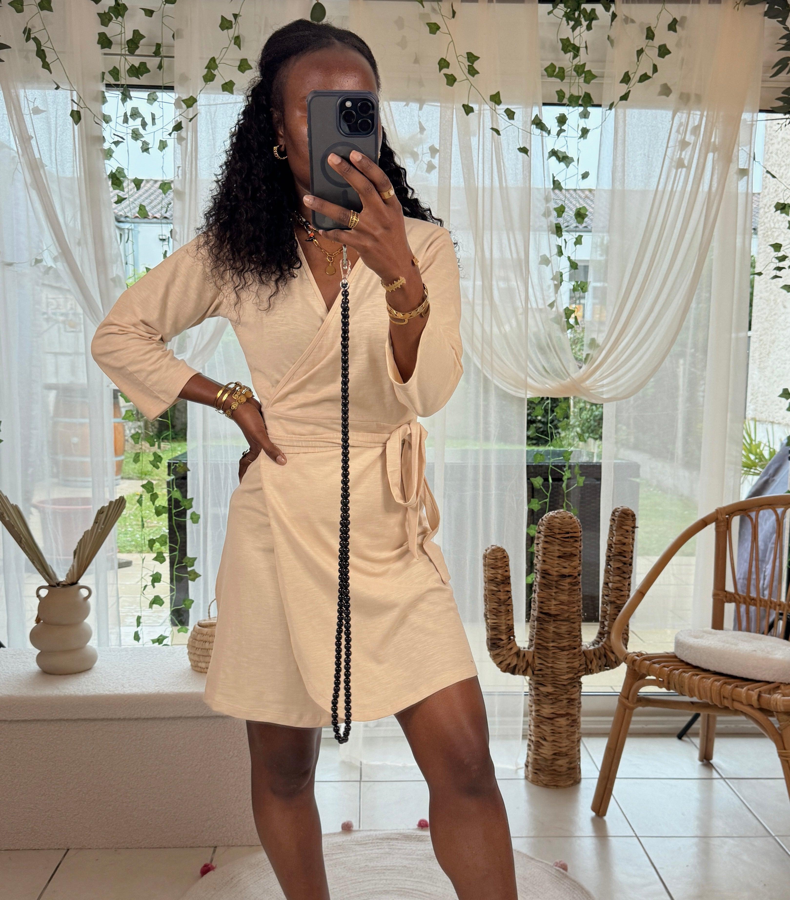 Robe Portefeuille en Bambou - beautifulshop