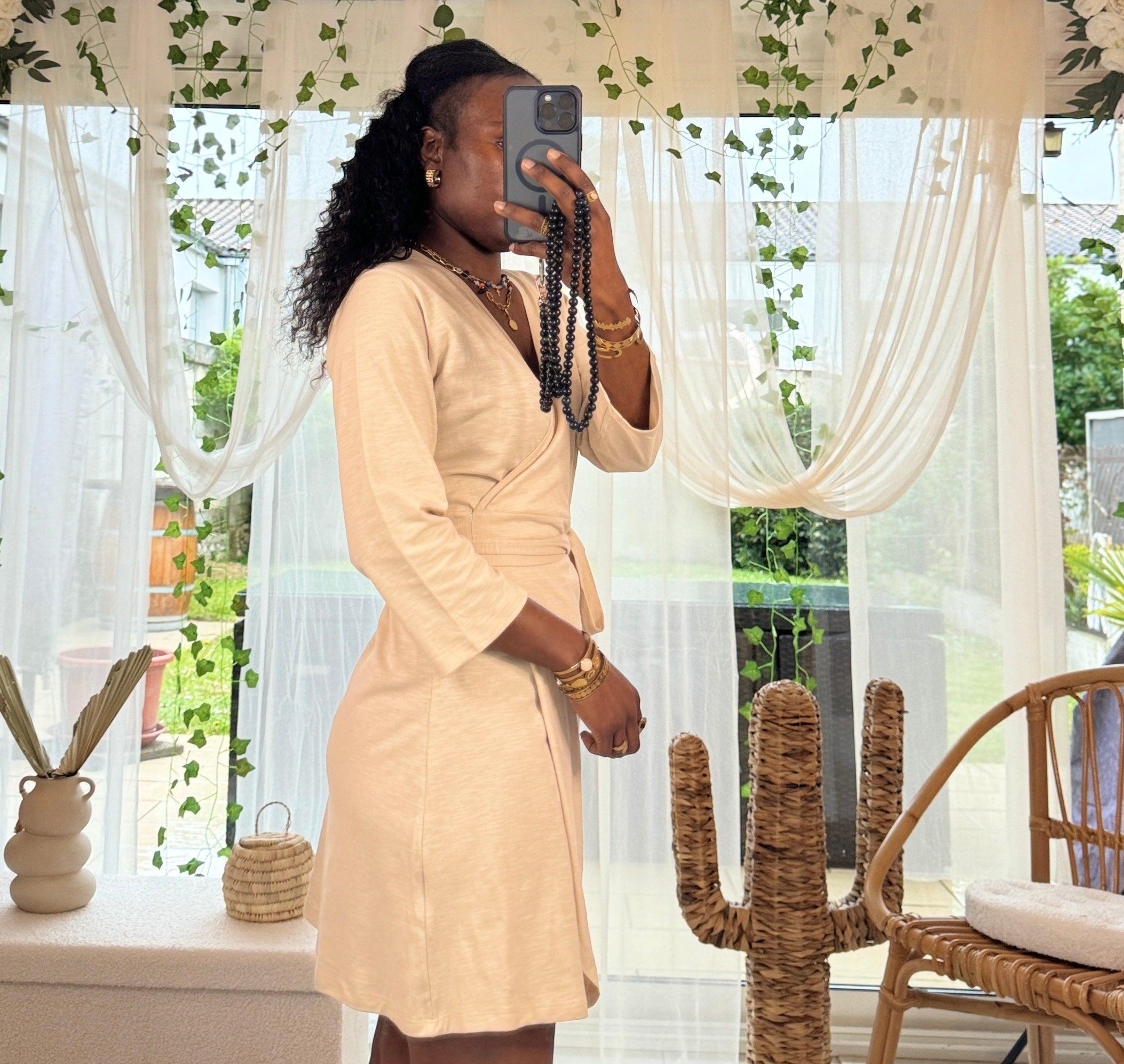 Robe Portefeuille en Bambou - beautifulshop