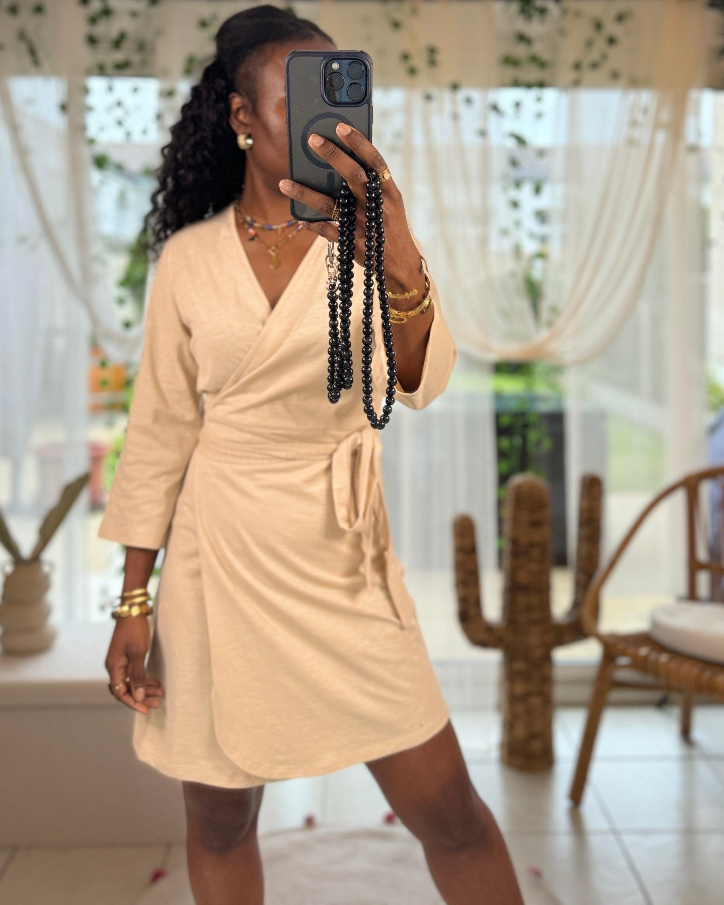 Robe Portefeuille en Bambou - beautifulshop