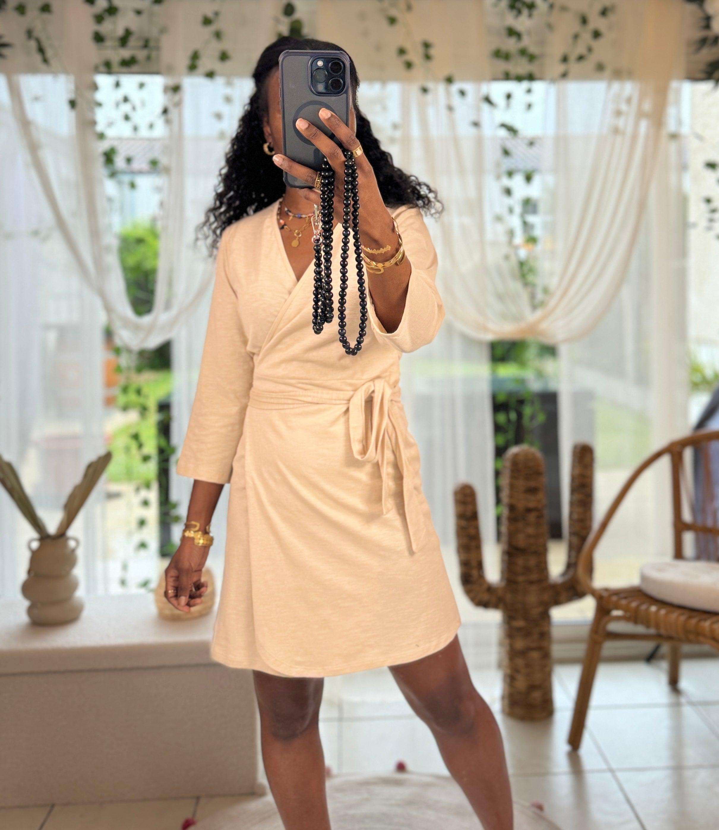 Robe Portefeuille en Bambou - beautifulshop