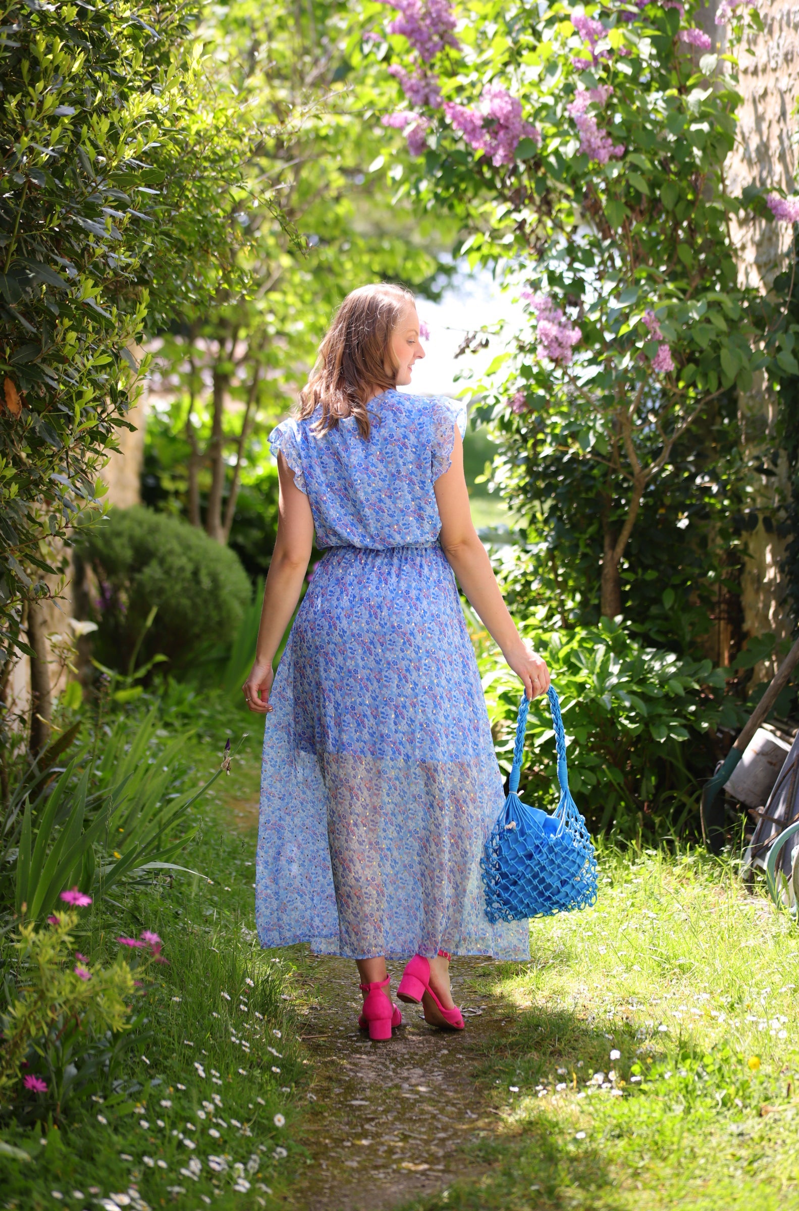 Robe Longue Fleurie Portefeuille – Légèreté et Féminité - beautifulshop