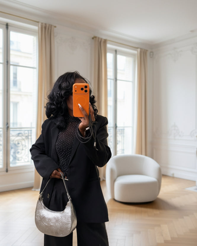 sac à main cuir argent- beautifuilshop