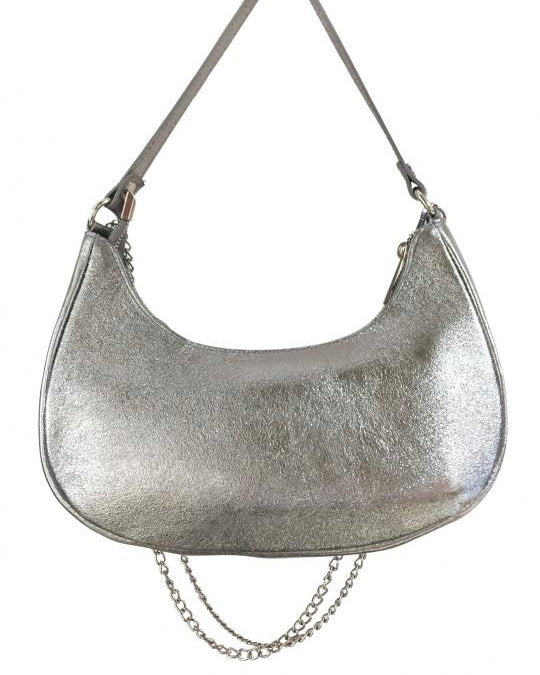 sac à main cuir argent- beautifuilshop