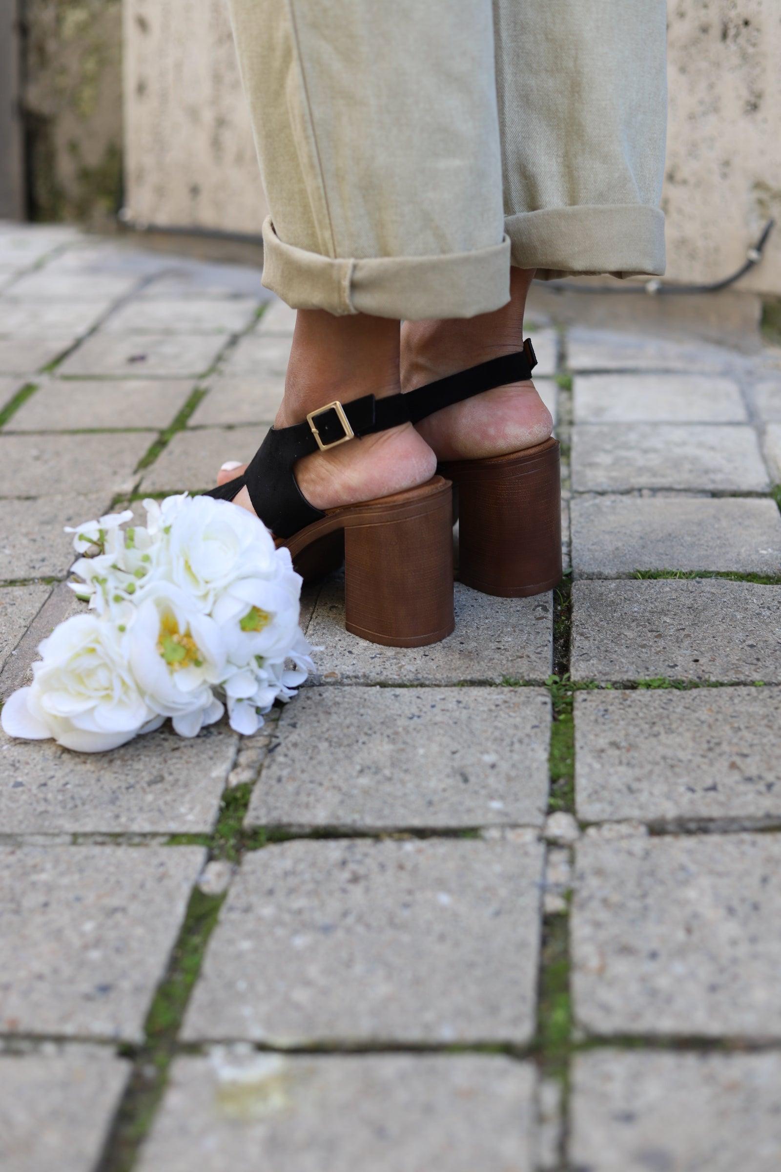 Sandales Plateforme "Eclipse Noire - beautifulshop