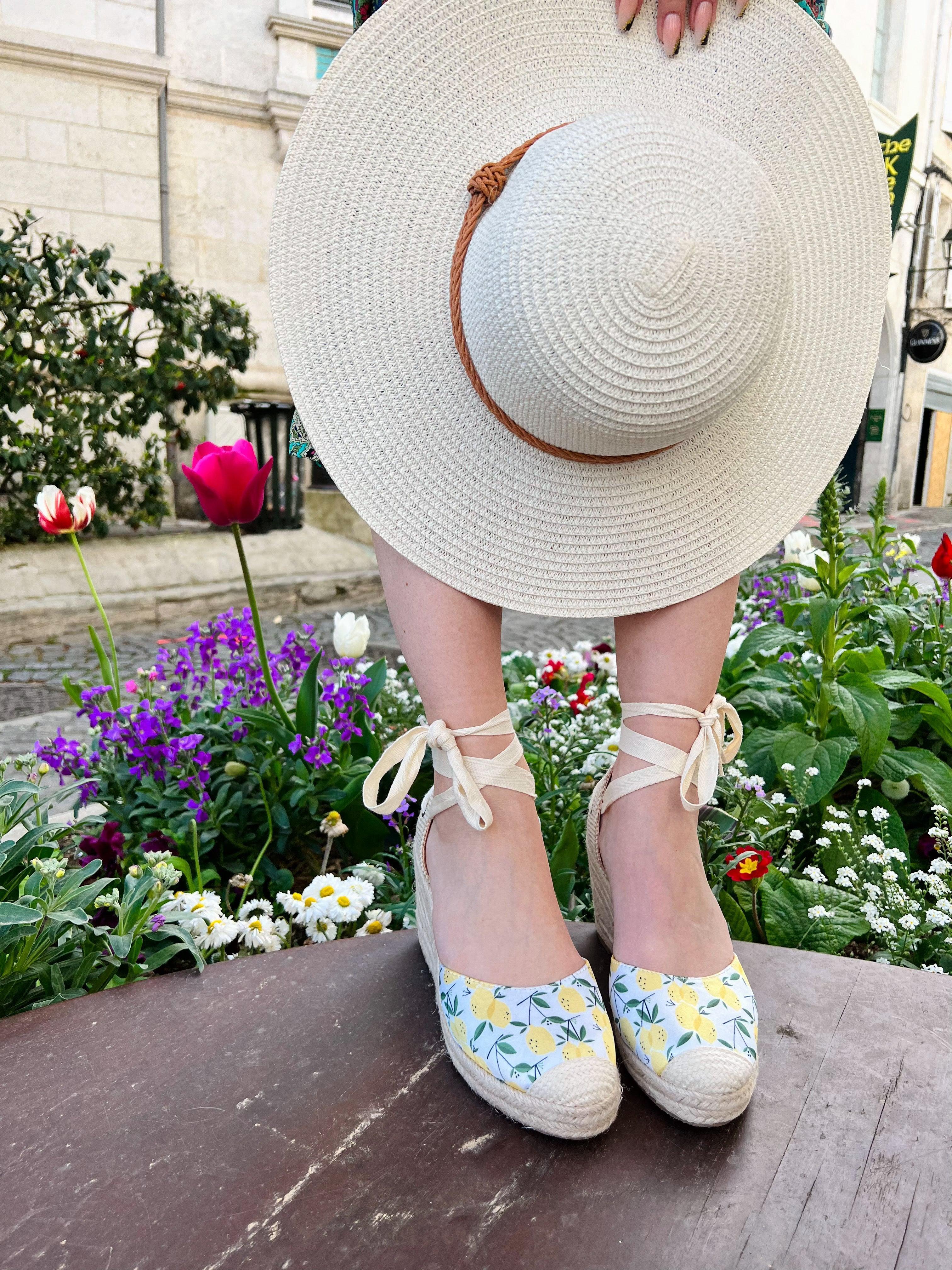 Espadrille citron - beautifulshop