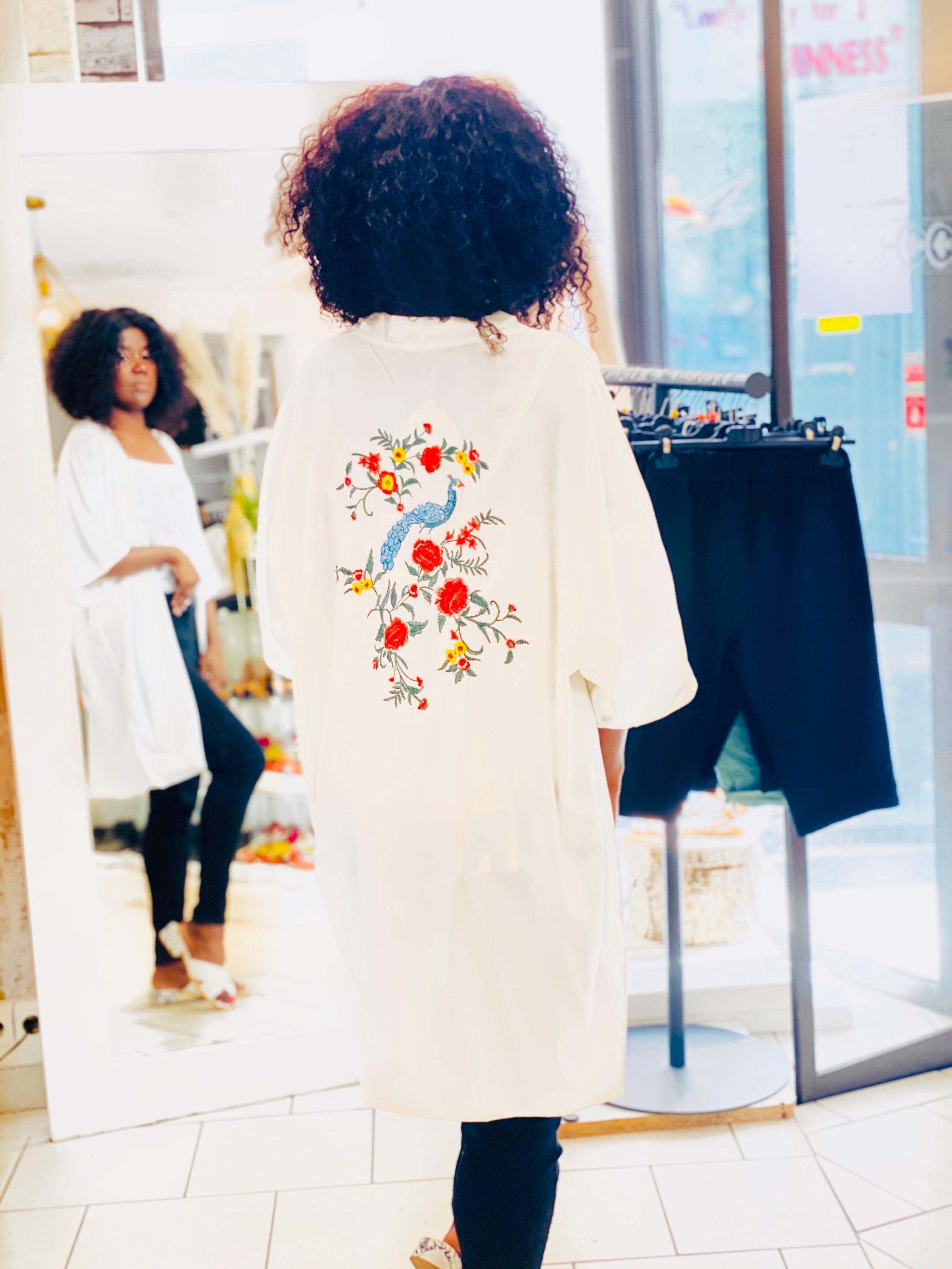 Gilet dos imprimé - beautifulshop