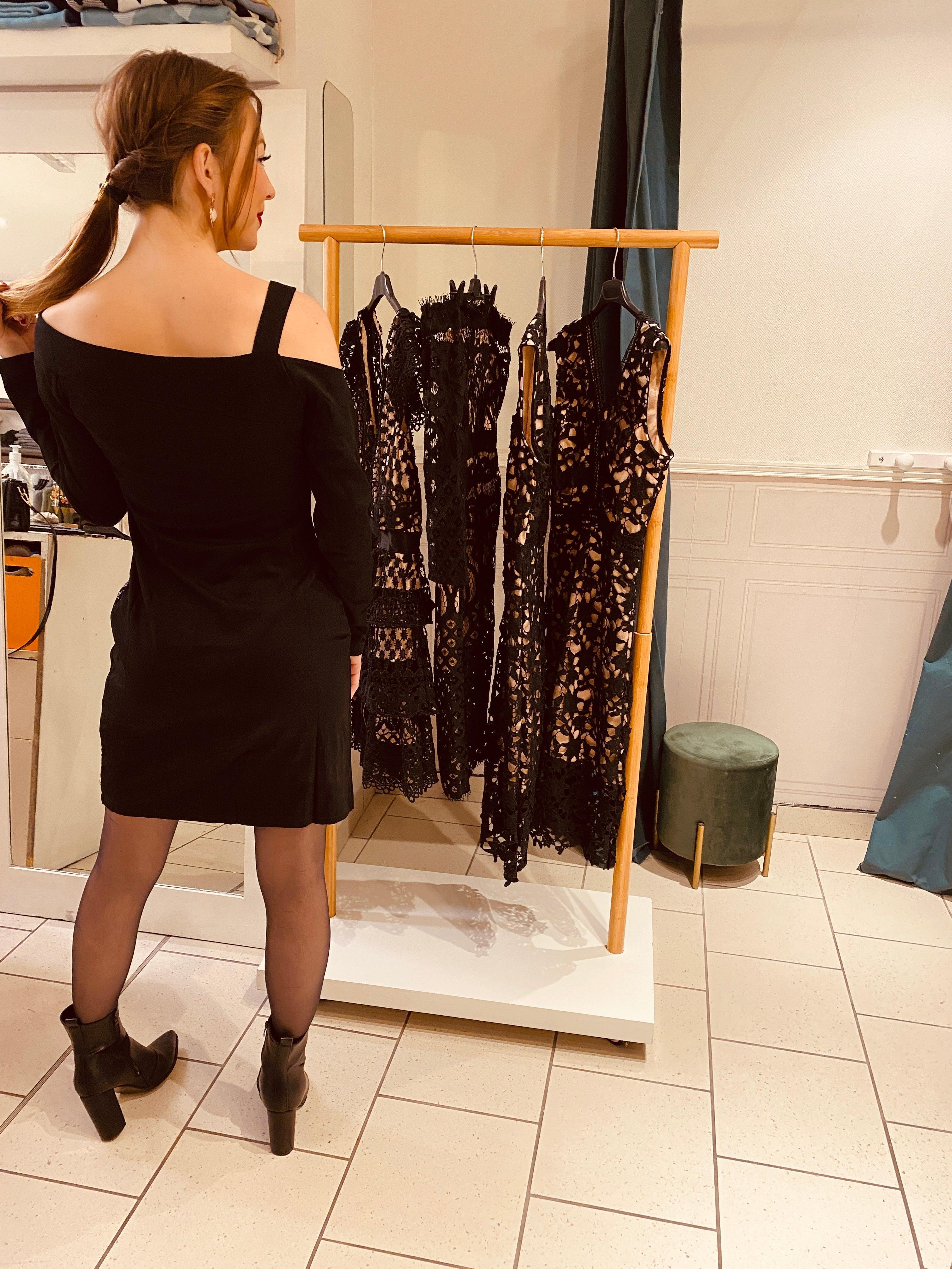 Robe bi matière - beautifulshop