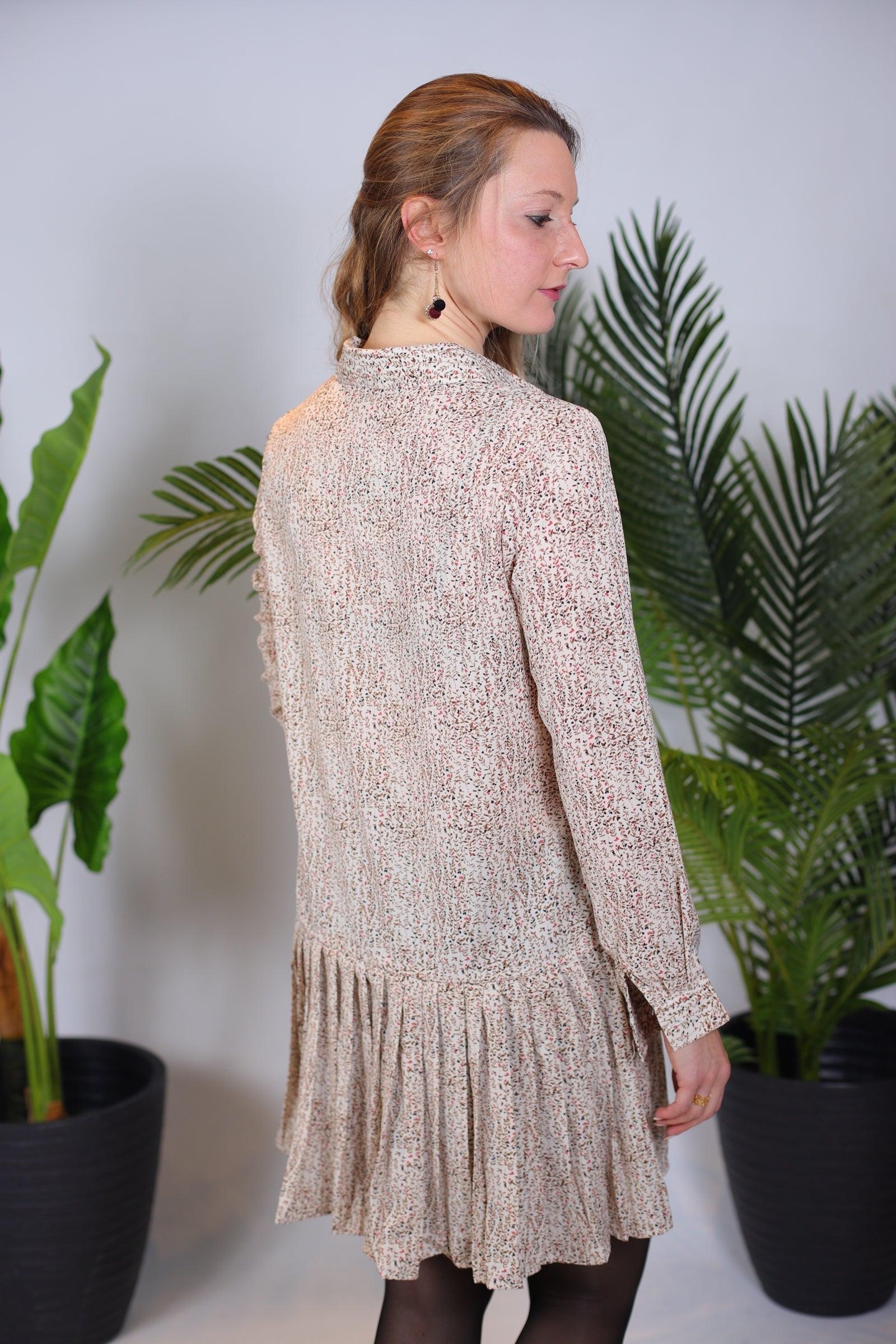 Robe mi longue imprimée - beautifulshop