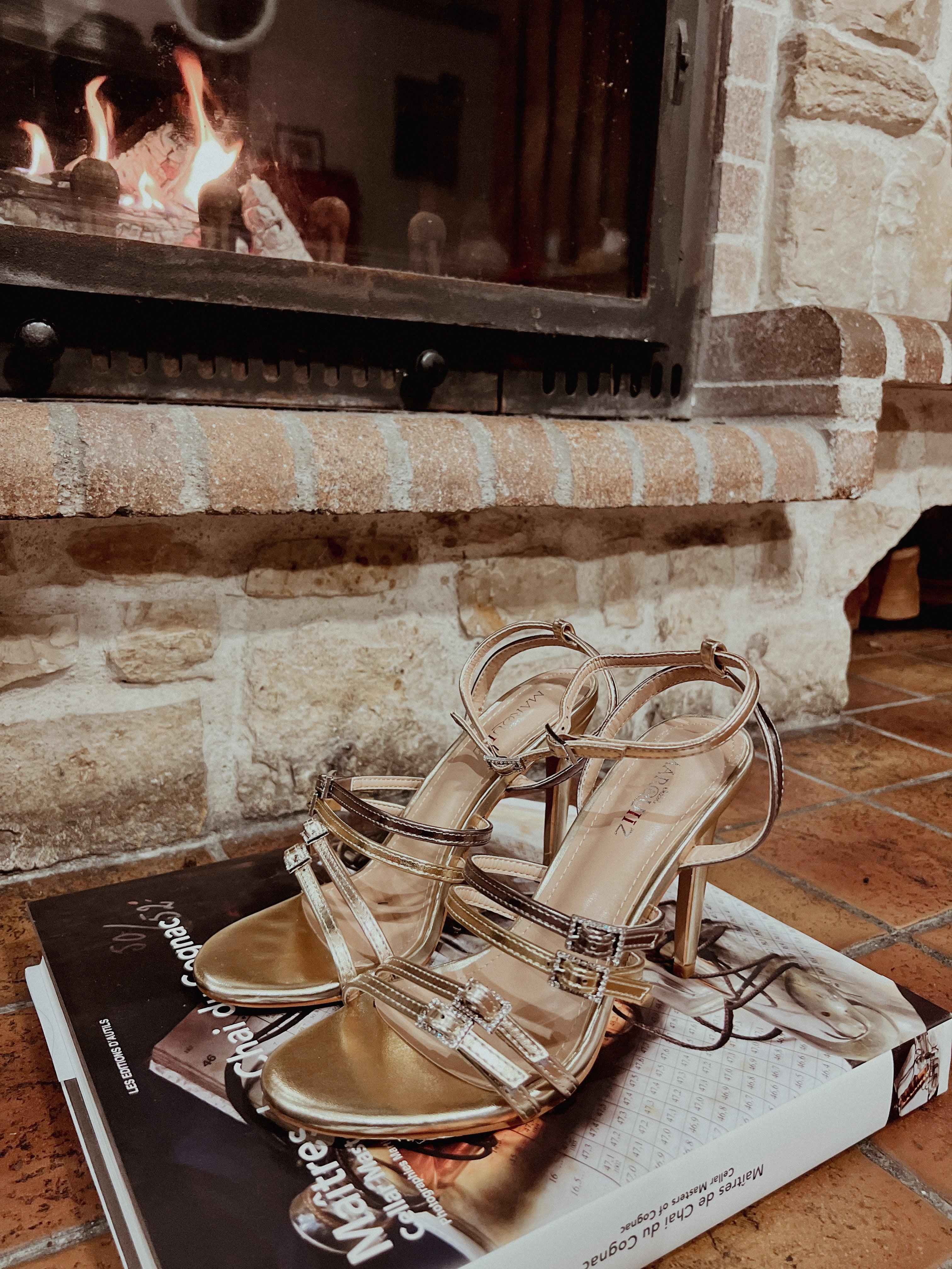 Sandales gold - beautifulshop