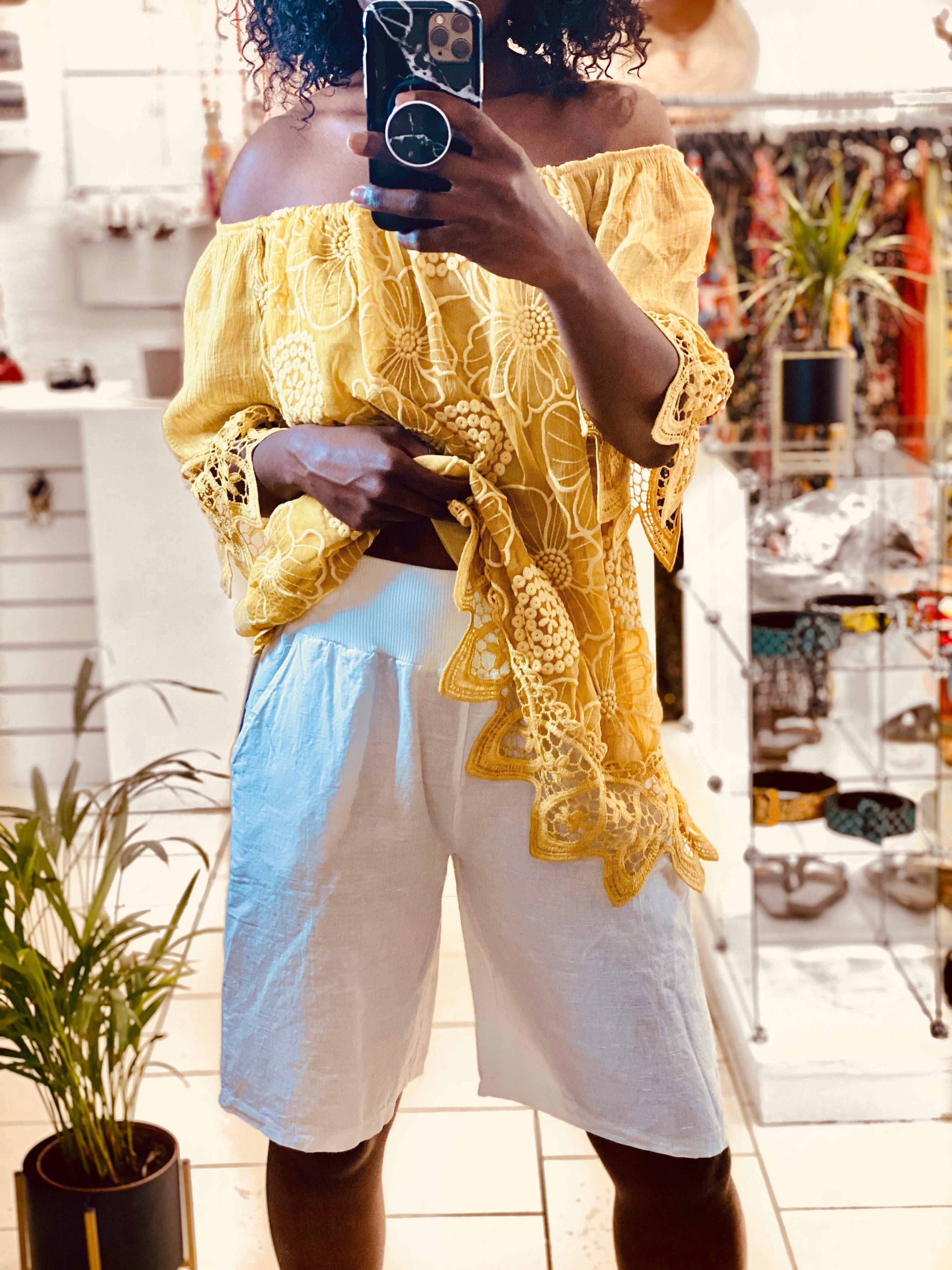 Short en coton long - beautifulshop