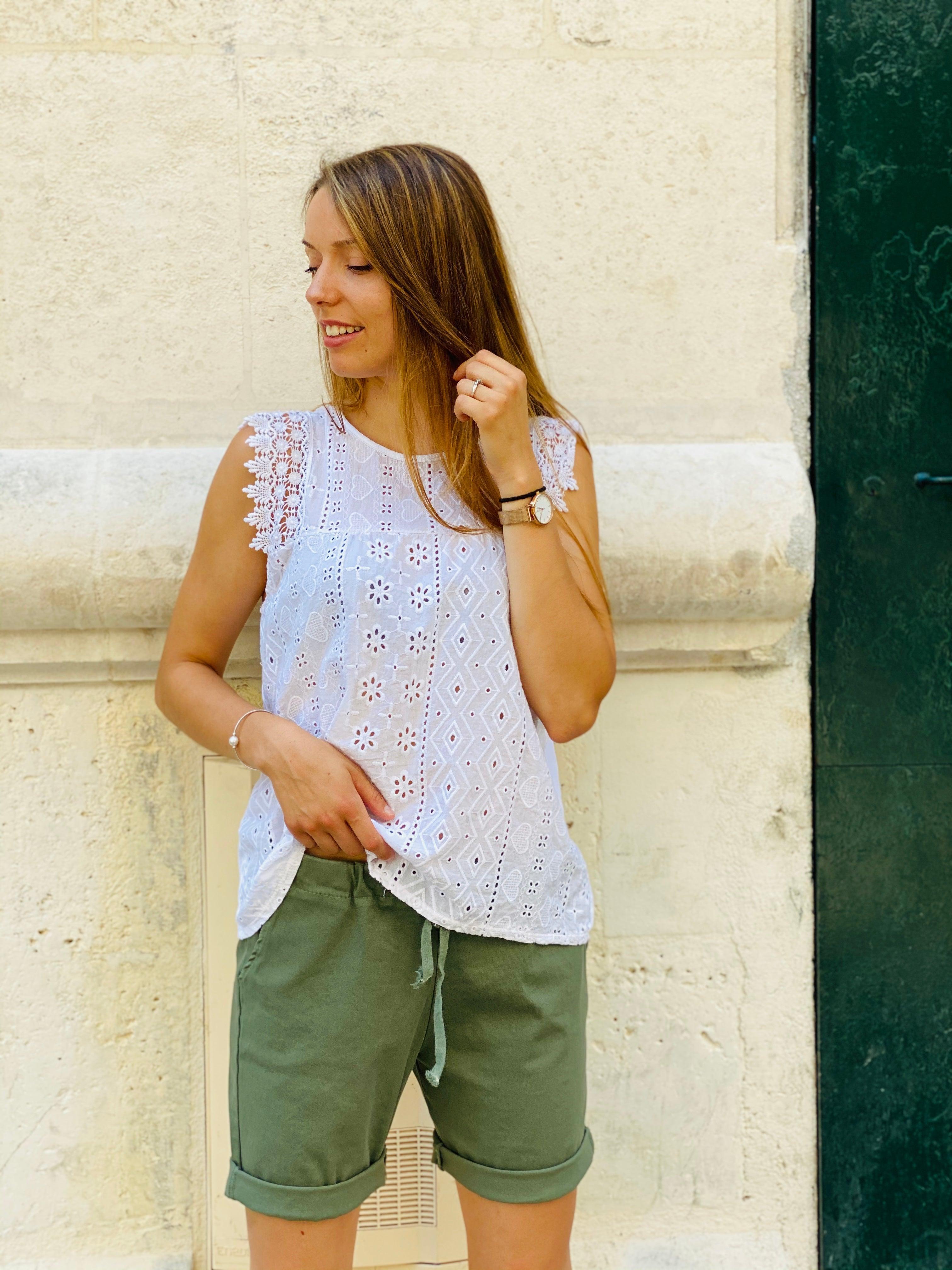 Short kaki - beautifulshop