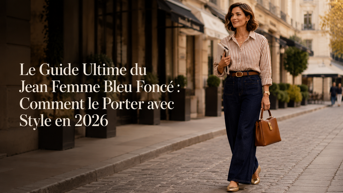 Le Guide Ultime du Jean Femme Bleu Foncé : Comment le Porter avec Style en 2026