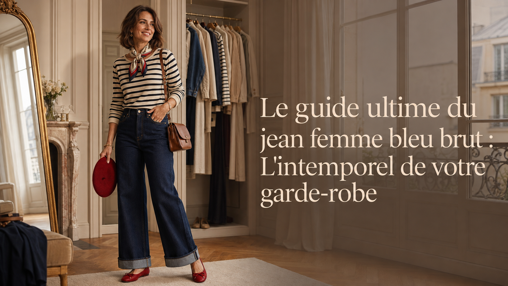 Le guide ultime du jean femme bleu brut : L'intemporel de votre garde-robe