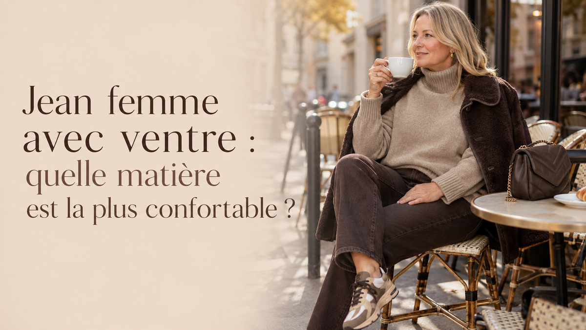 Jean femme avec ventre : quelle matière est la plus confortable ?