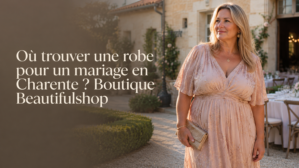 Où trouver une robe pour un mariage en Charente ? Boutique Beautifulshop