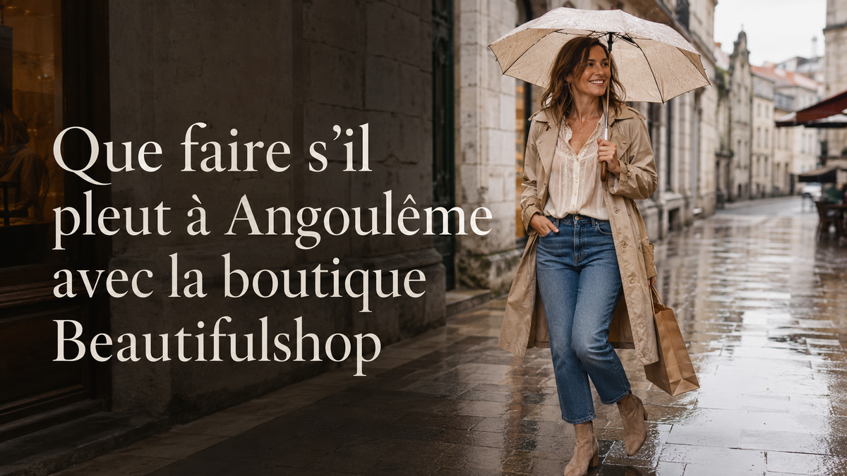 Que faire s’il pleut à Angoulême avec la boutique Beautifulshop