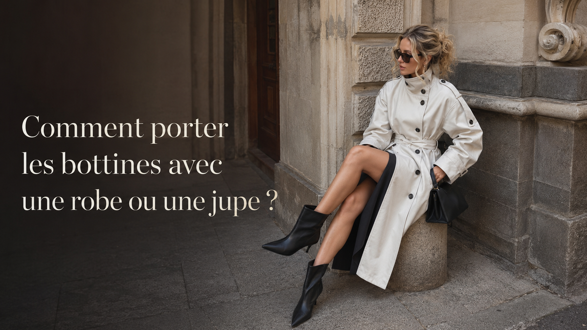 Comment porter les bottines avec une robe ou une jupe ?