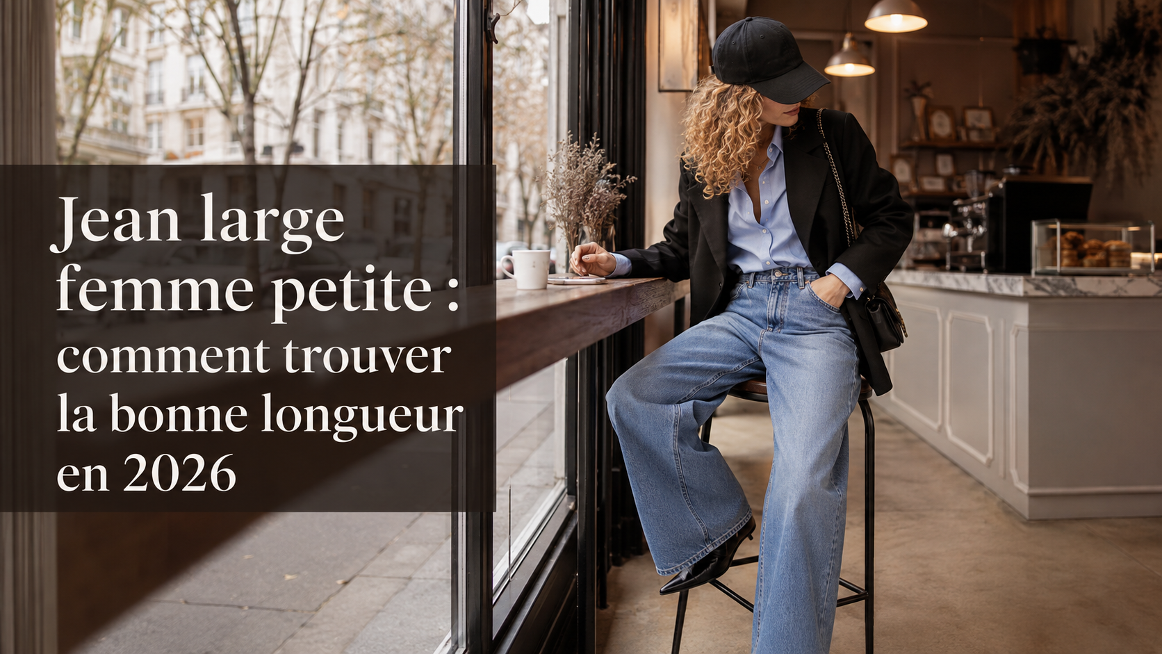 Jean large femme petite : comment trouver la bonne longueur en 2026