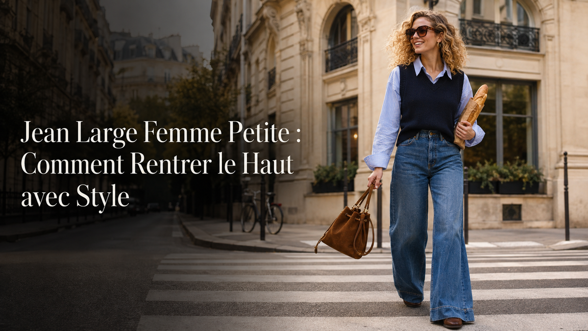 Jean Large Femme Petite : Comment Rentrer le Haut avec Style