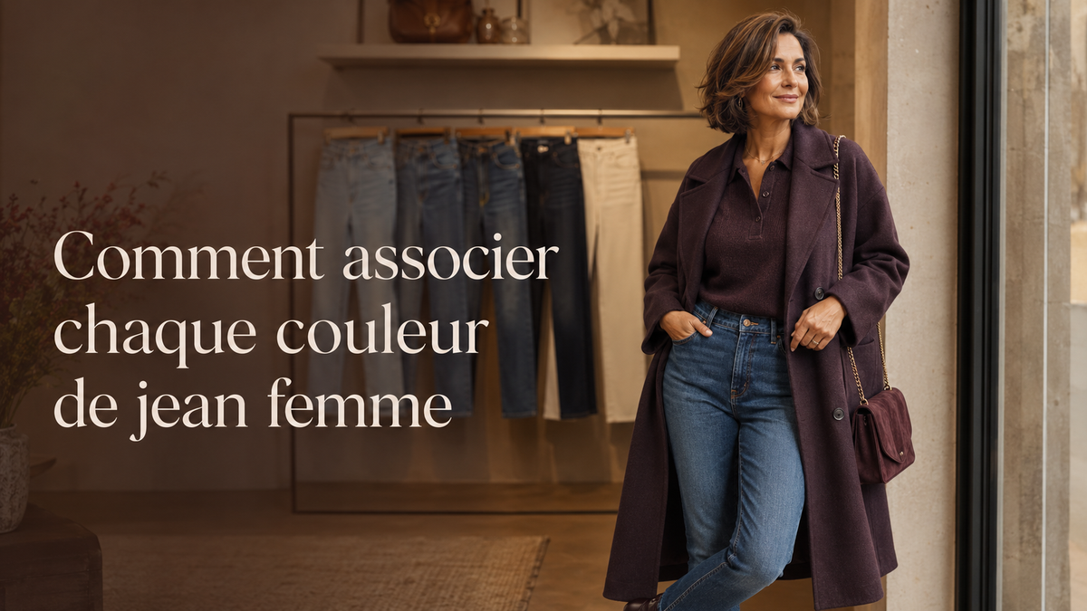 Comment associer chaque couleur de jean femme