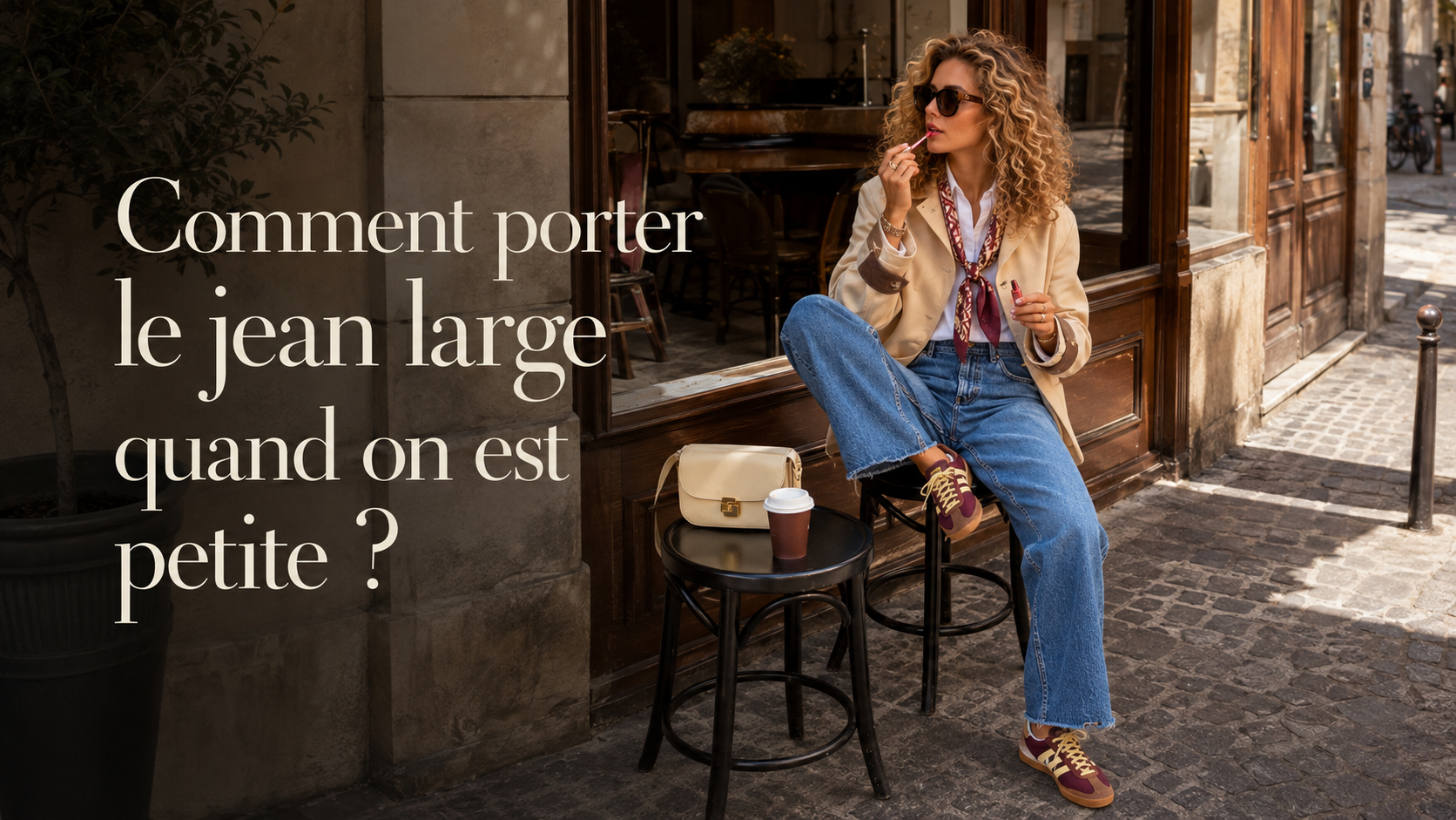 Comment porter le jean large quand on est petite ?