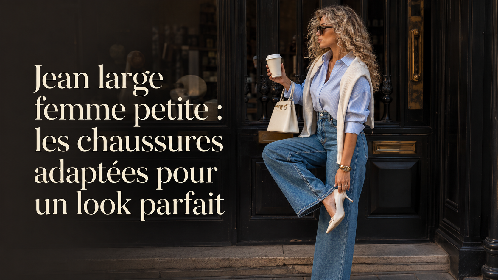 Jean large femme petite : les chaussures adaptées pour un look parfait