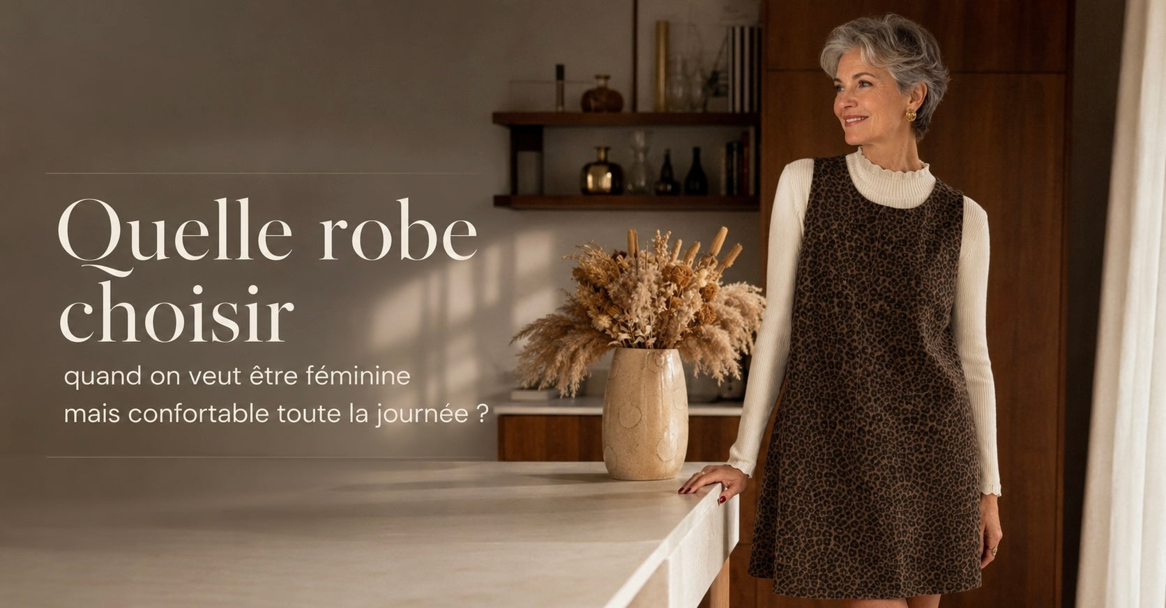 Quelle robe choisir quand on veut être féminine mais confortable toute la journée ?