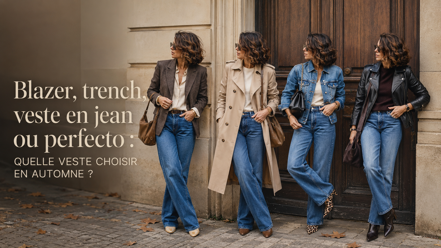 Blazer, trench, veste en jean ou perfecto : quelle veste choisir en automne ?