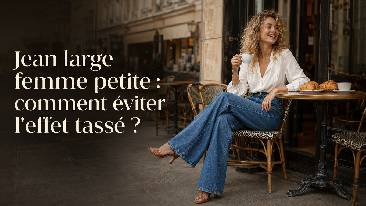 Jean large femme petite : comment éviter l'effet tassé ?