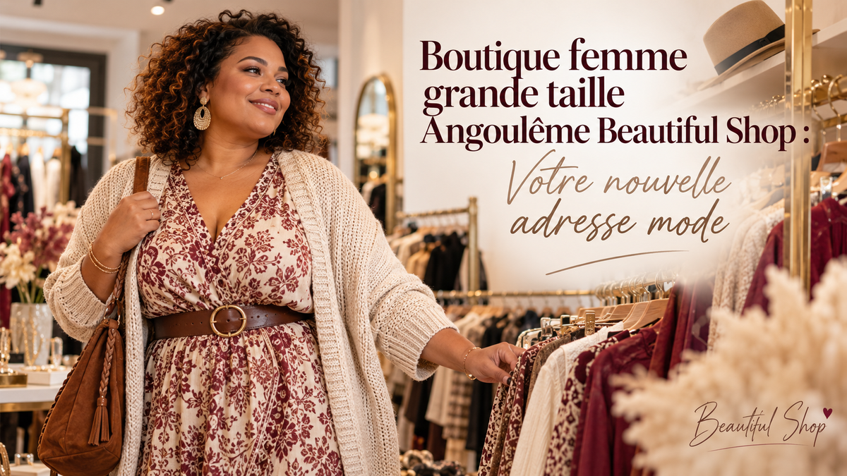 Boutique femme grande taille Angoulême Beautiful Shop : Votre nouvelle adresse modebeautifulshop 