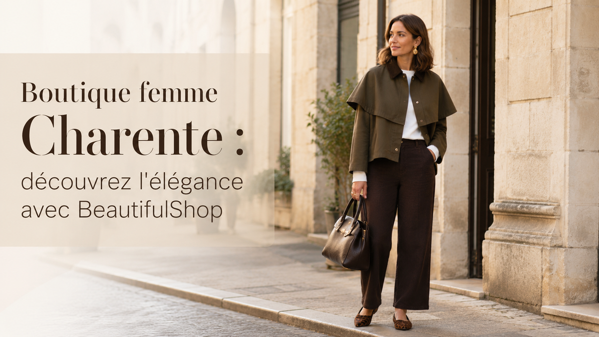 Boutique femme Charente : découvrez l'élégance avec BeautifulShop