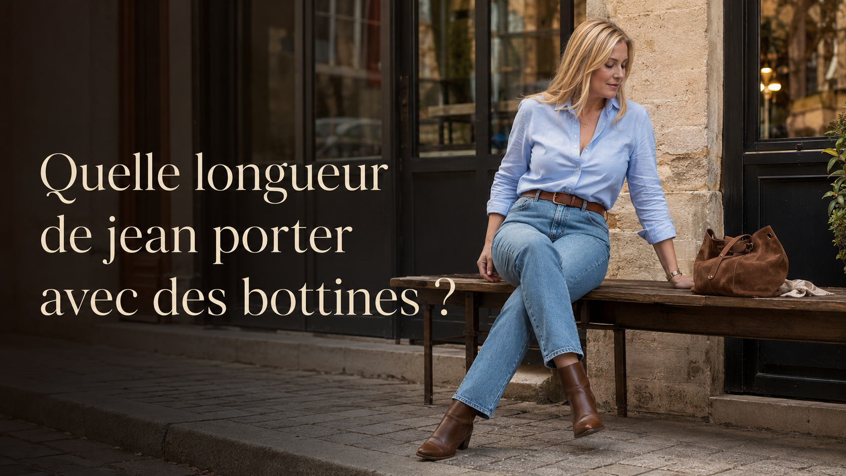 Quelle longueur de jean porter avec des bottines ?