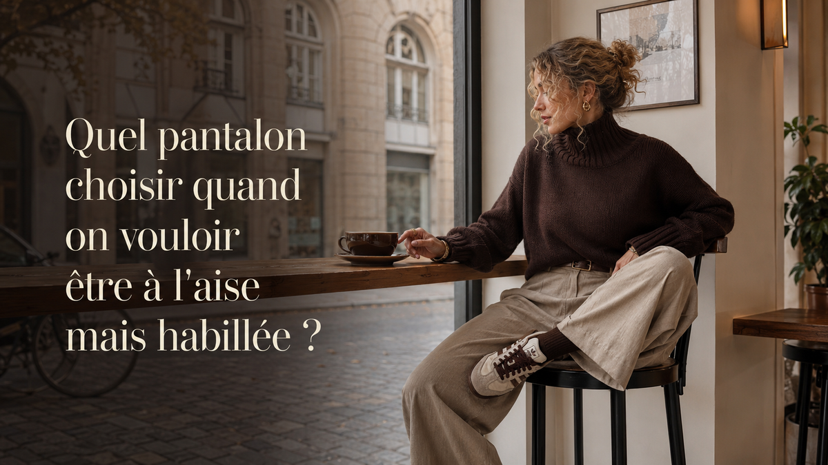 Quel pantalon choisir quand on vouloir être à l'aise mais habillée ?