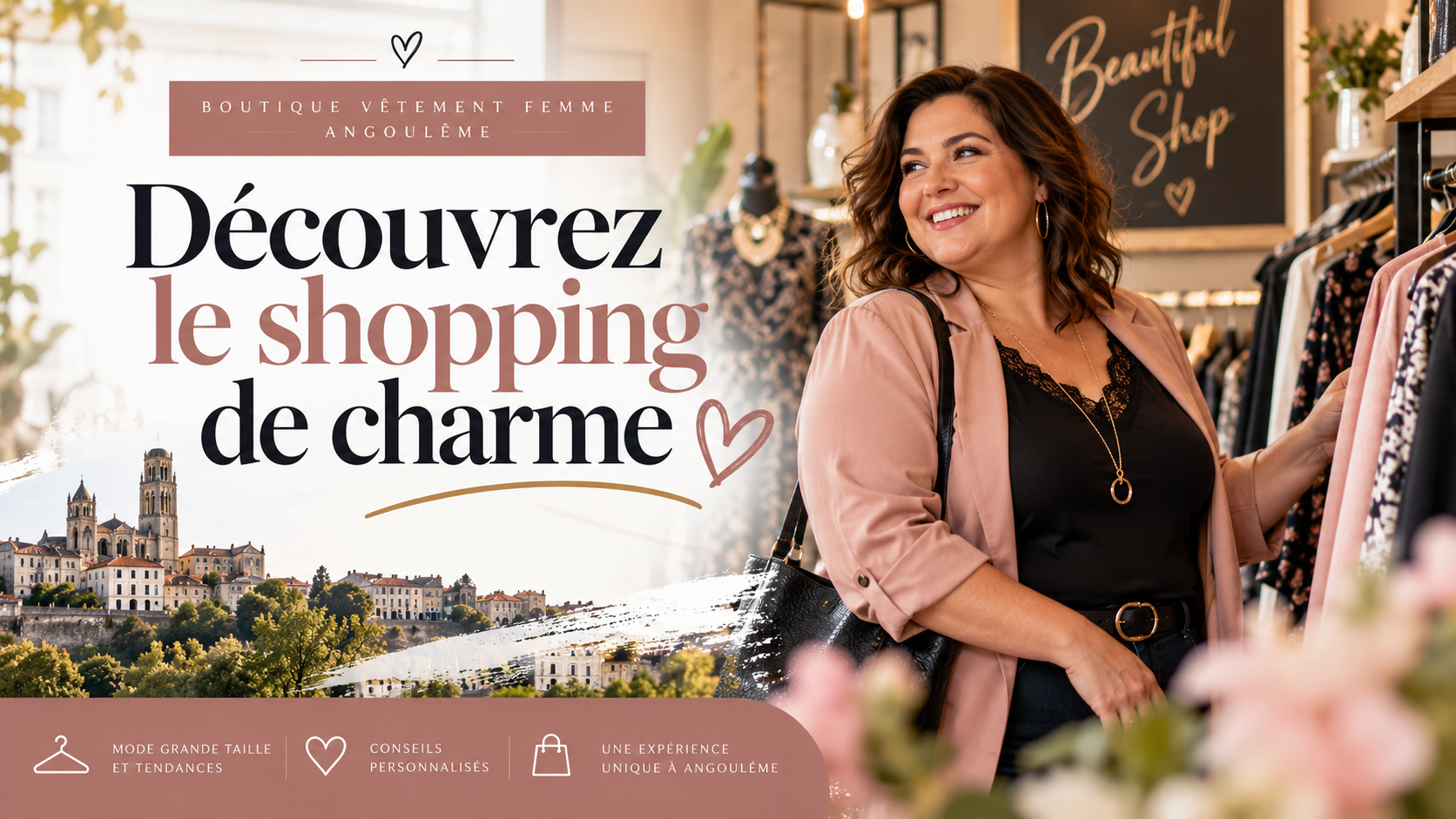 outique vêtement femme Angoulême : découvrez le shopping de charmebeautifulshop 