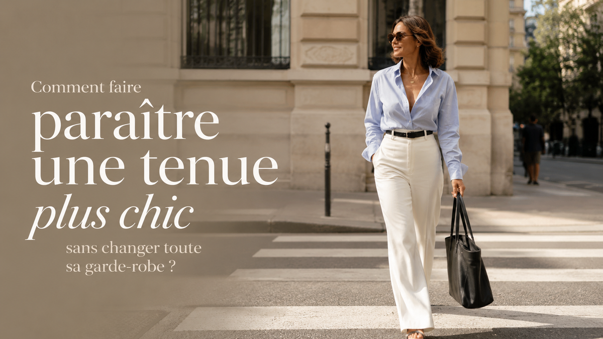 Comment faire paraître une tenue plus chic sans changer toute sa garde-robe ?