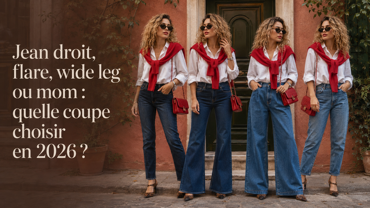 Jean droit, flare, wide leg ou mom : quelle coupe choisir en 2026 ? Beautifulshop