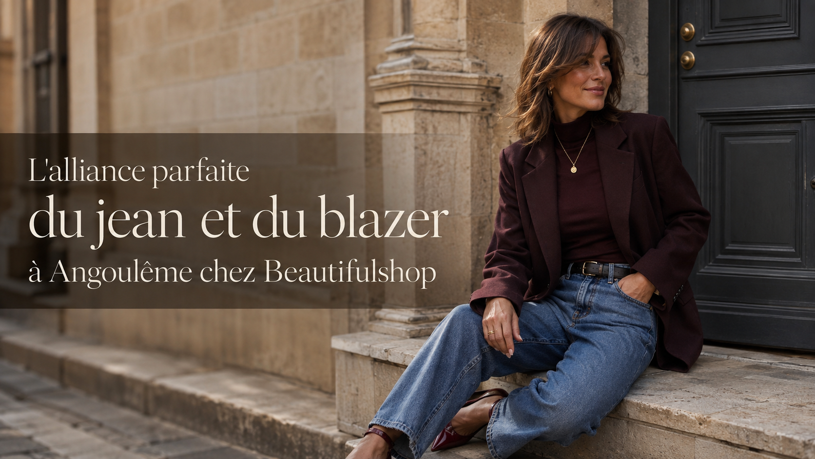 L'alliance parfaite du jean et du blazer à Angoulême chez Beautifulshop