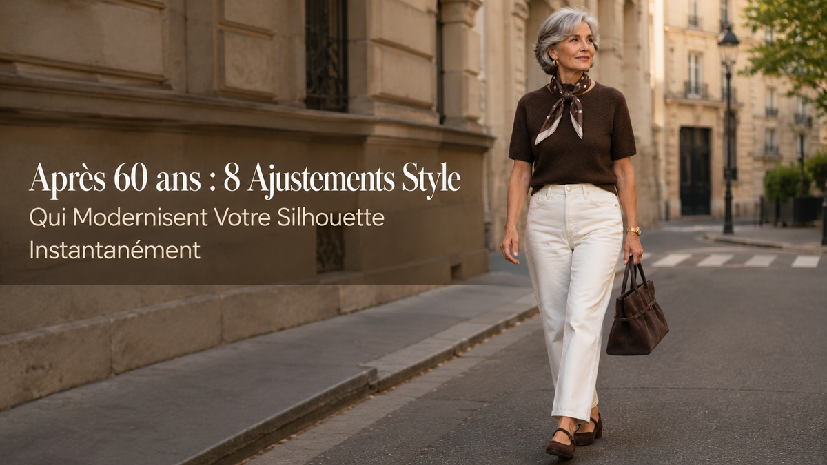 Après 60 ans : 8 Ajustements Style Qui Modernisent Votre Silhouette Instantanément