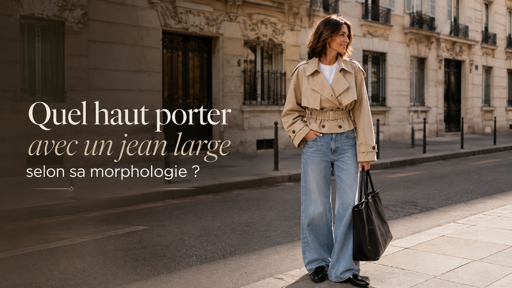 Quel haut porter avec un jean large selon sa morphologie ?