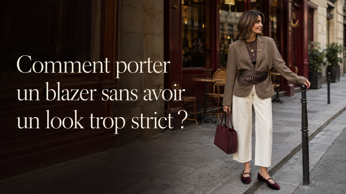 Comment porter un blazer sans avoir un look trop strict ?