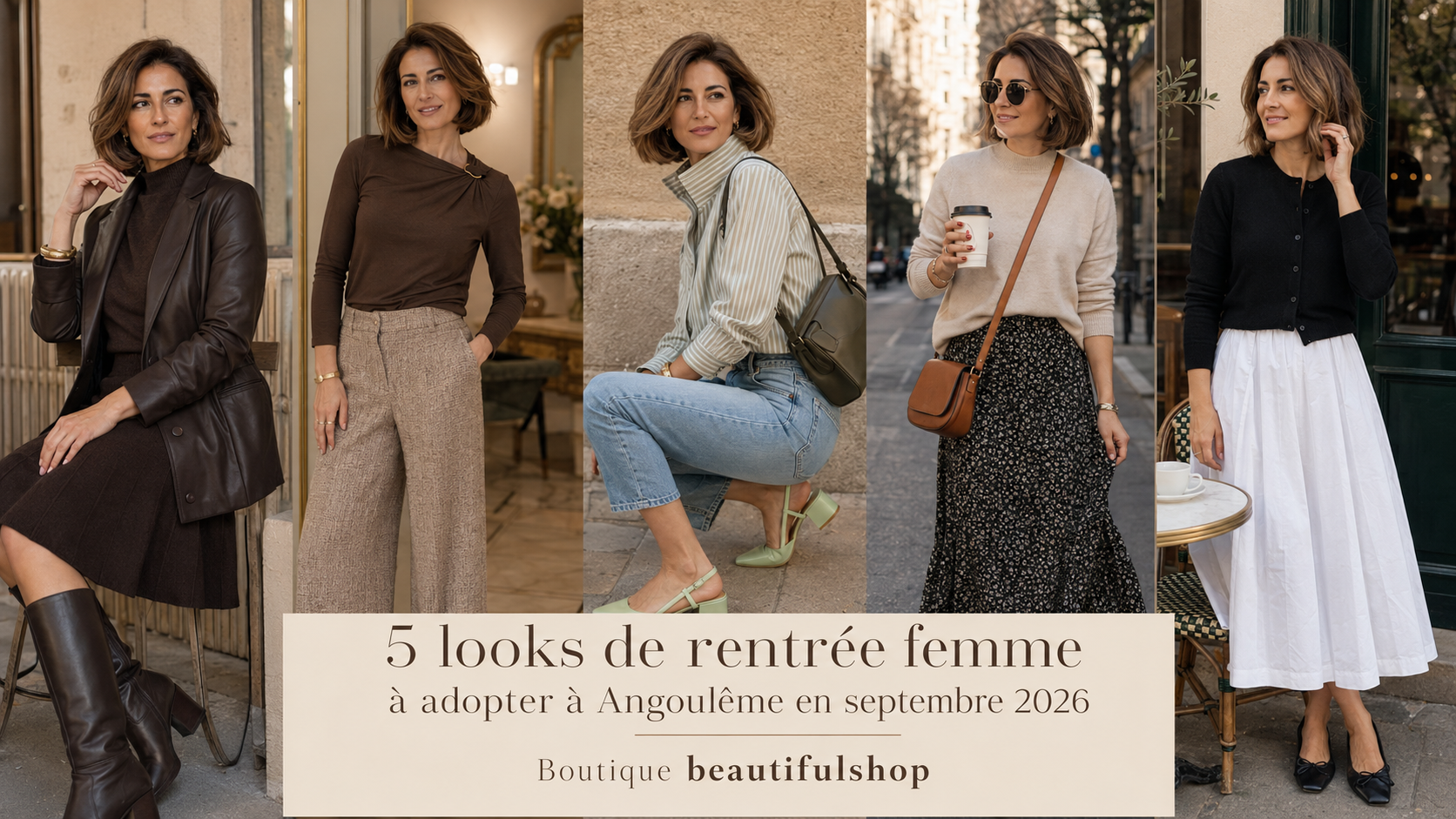 5 looks de rentrée femme à adopter à Angoulême en septembre 2026 Boutique beautifulshop