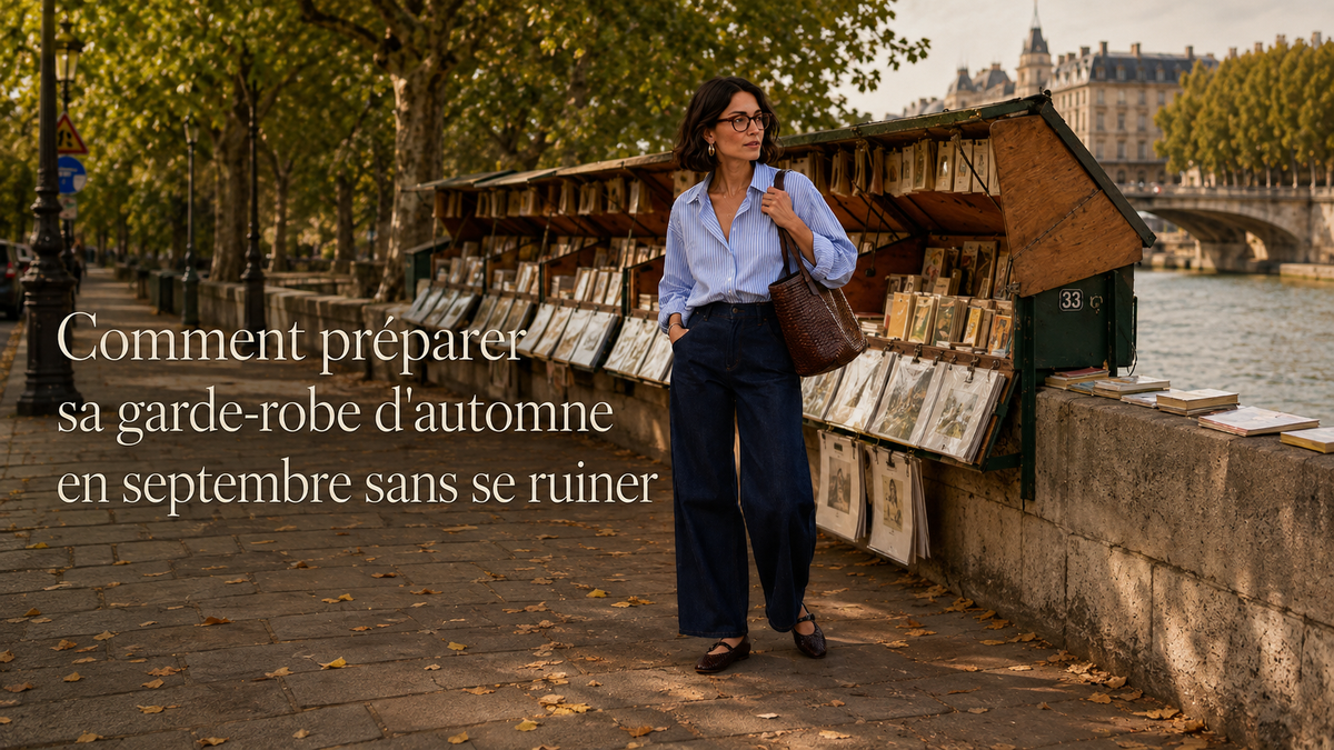 Comment préparer sa garde-robe d'automne en septembre sans se ruiner