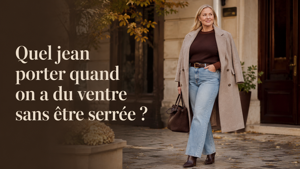 Quel jean porter quand on a du ventre sans être serrée ?