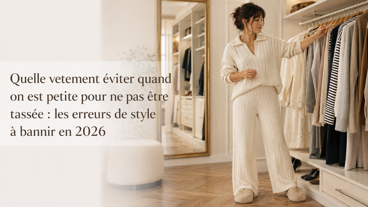Quelle vetement éviter quand on est petite pour ne pas être tassée : les erreurs de style à bannir en 2026