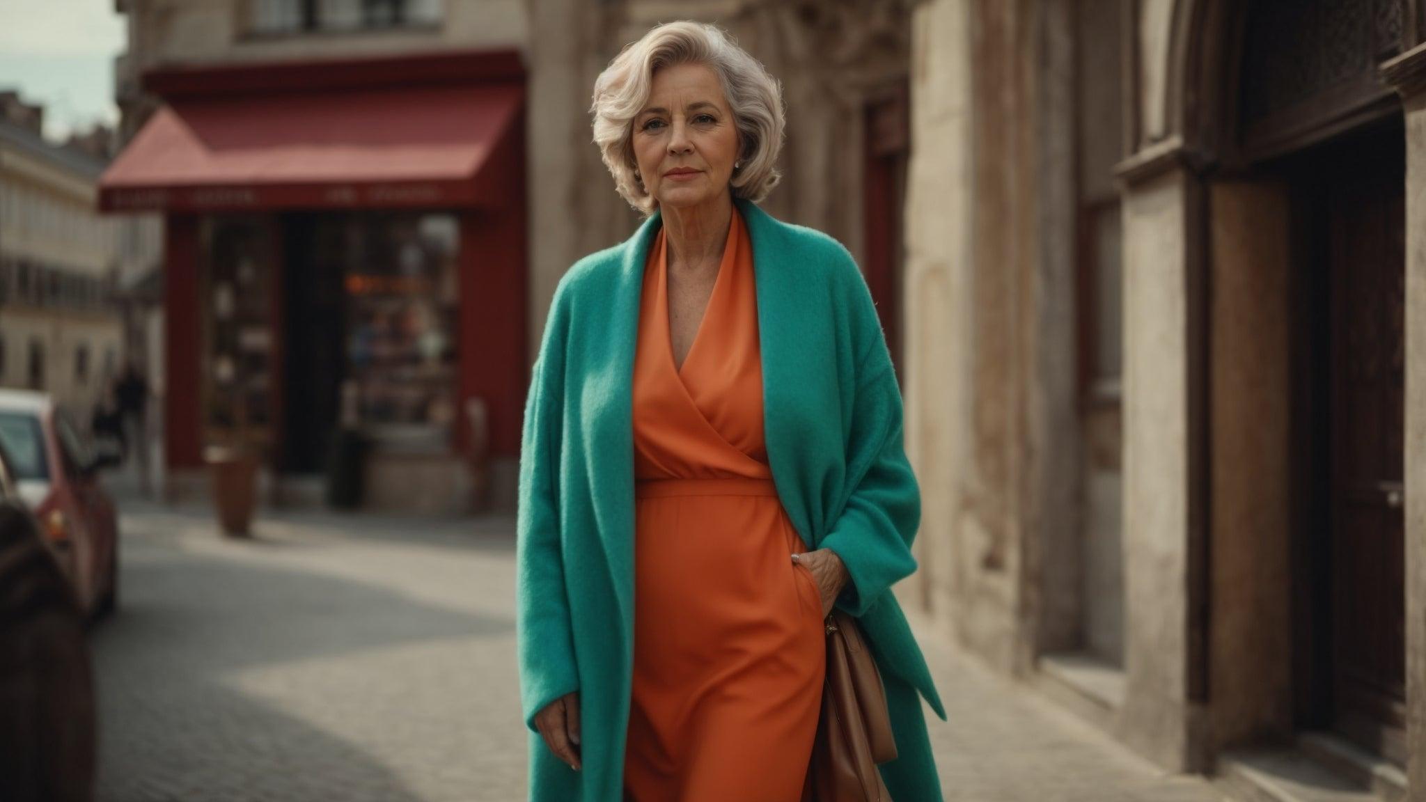robe mi-mollet, robe femme 50 ans, robe longueur genoux, robe élégante, mode femme mûre, style après 50 ans, robe chic, tenue élégante femme, conseils mode, robe confortable