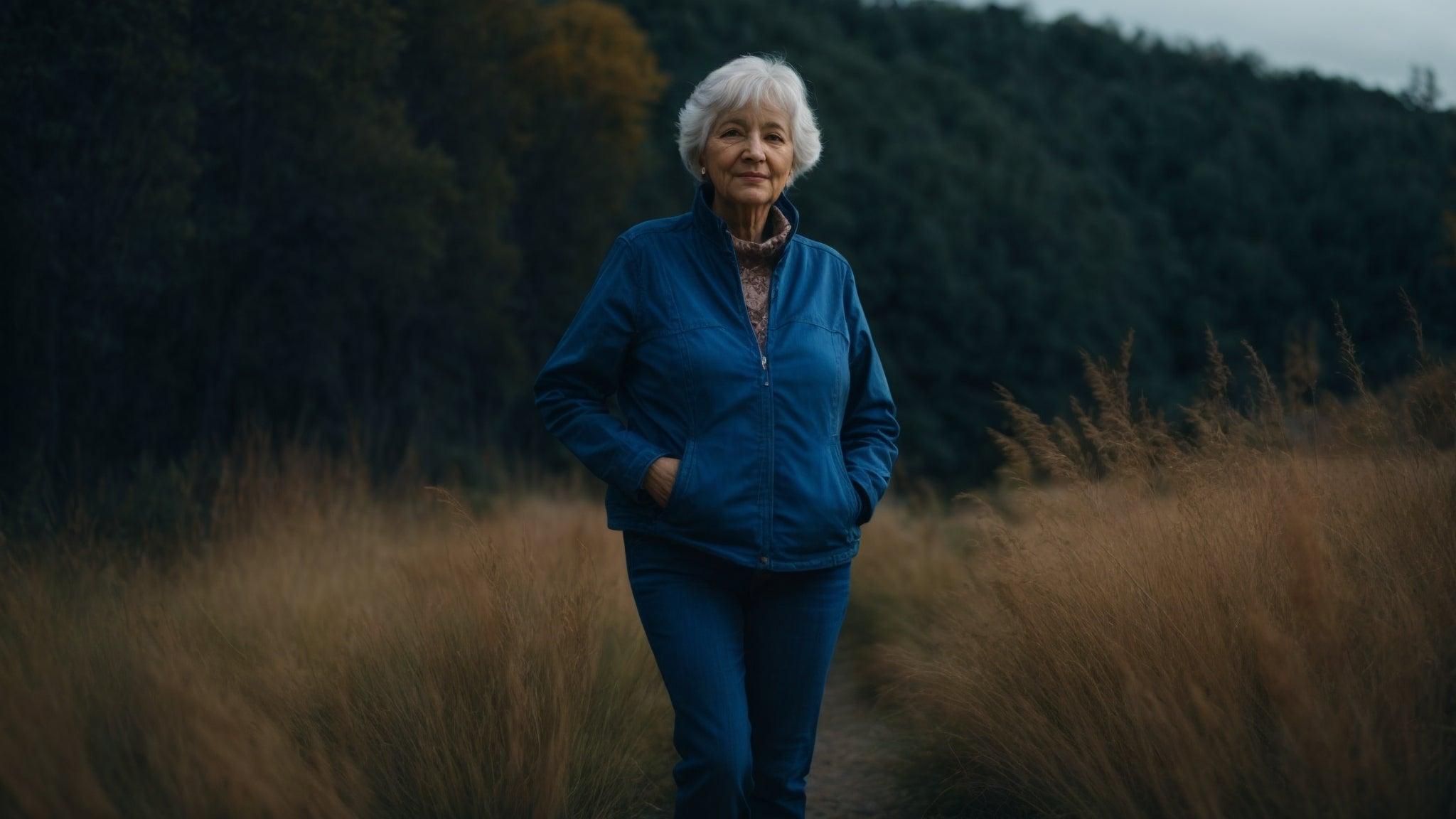 Jean foncé et sans déchirure pour les 70 ans et plus : Adoptez un style casual moderne