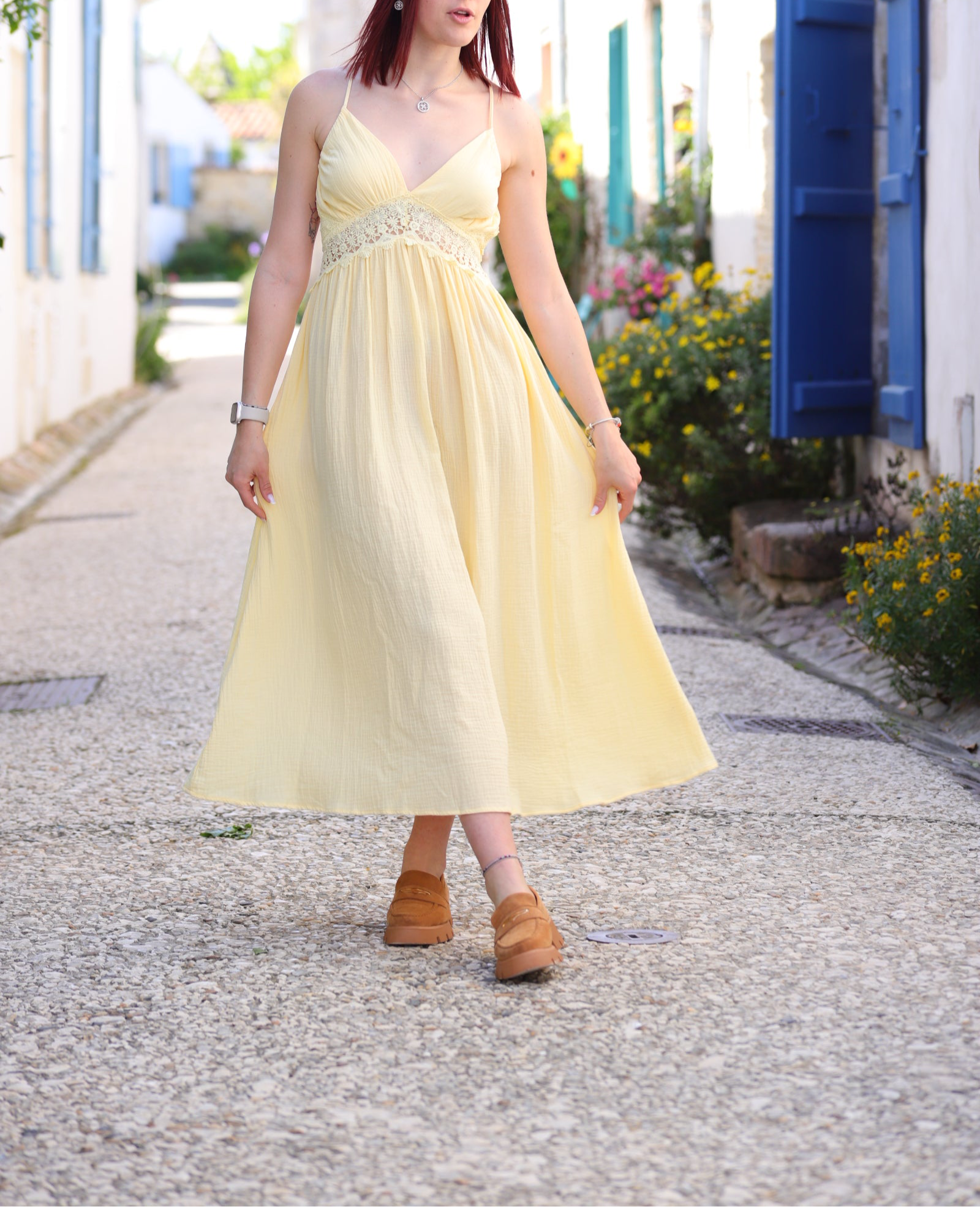 Robe Longue Dos Nu en Coton – Légèreté & Séduction - beautifulshop