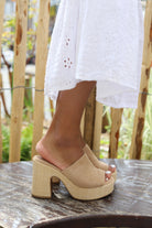 Sandales à talons compensés- beautifulshop 