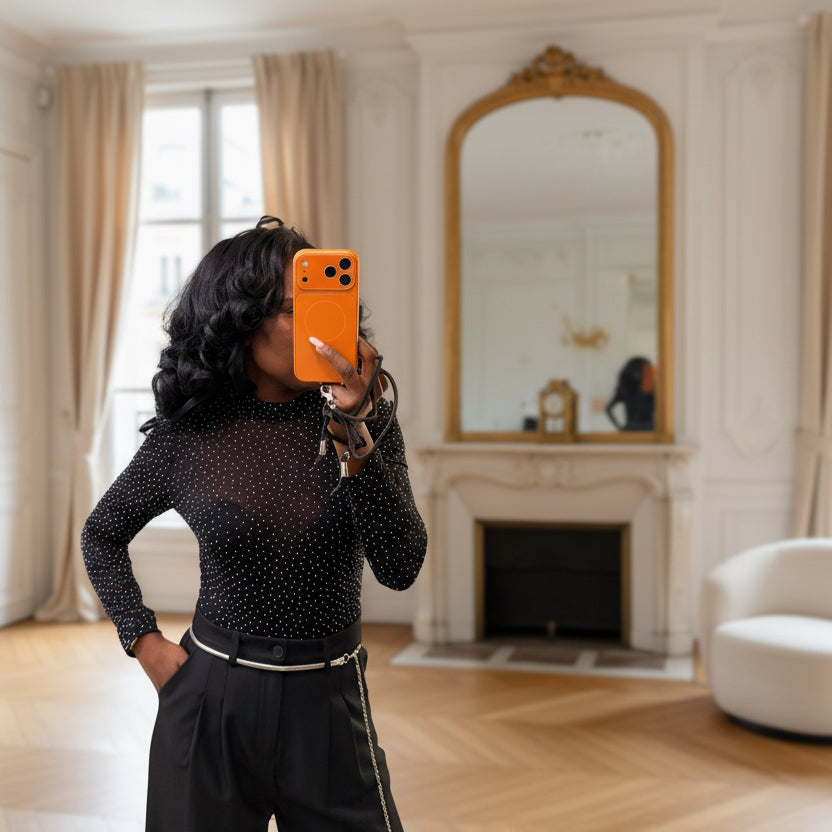 Body Noir à Col Montant –Beautiful shop 